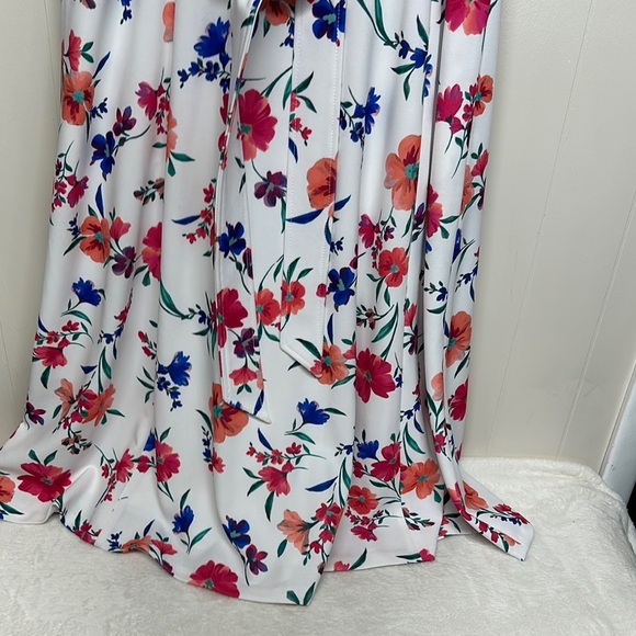 Calvin Klein Red and Pink Sleeveless Maxi Dress - Picture 5 of 15